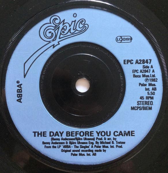 ABBA - Day Before You Came - 7 Inch