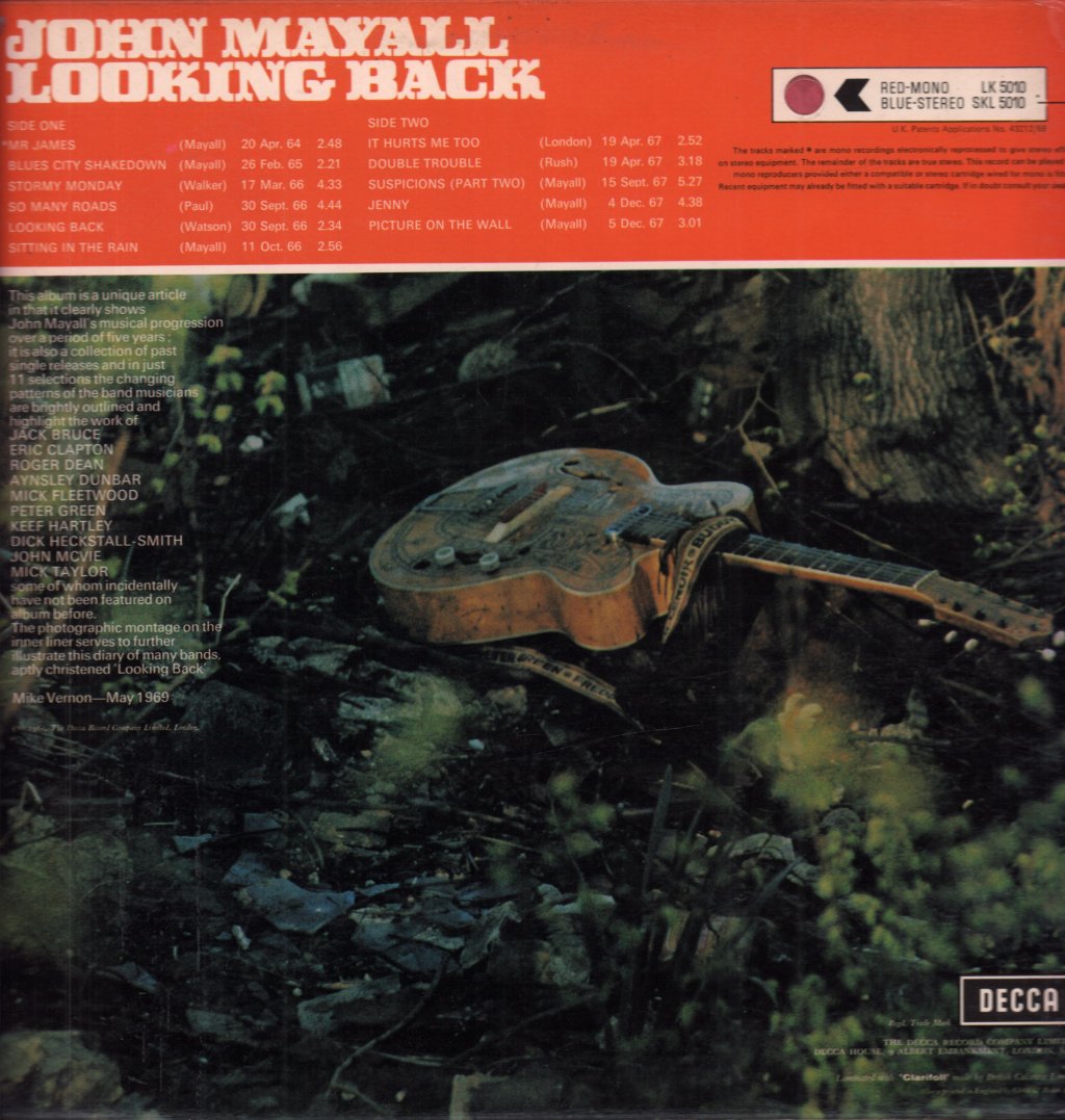John Mayall - Looking Back - Lp