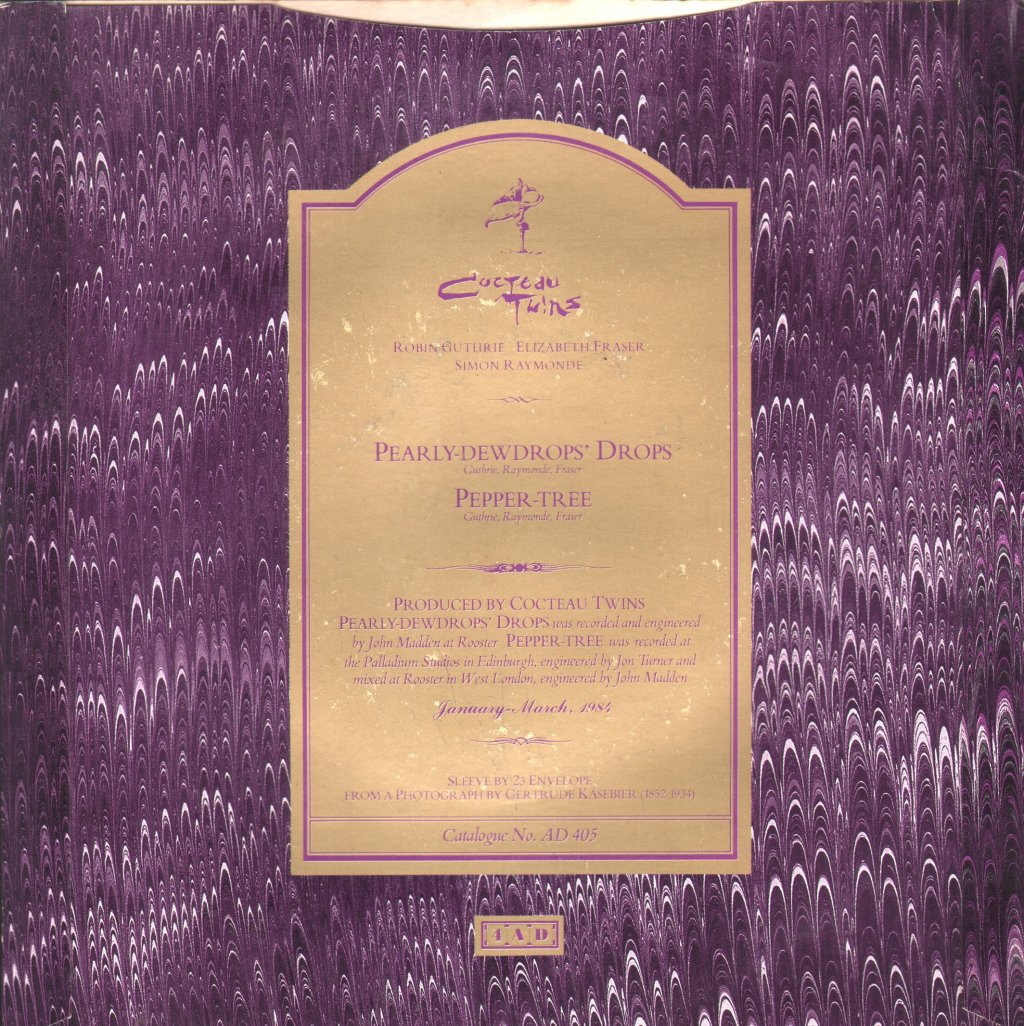 Cocteau Twins - Pearly Dewdrops Drops - 7 Inch