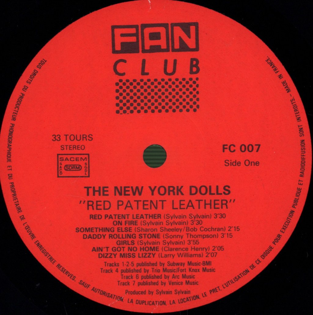 New York Dolls - Red Patent Leather - Lp