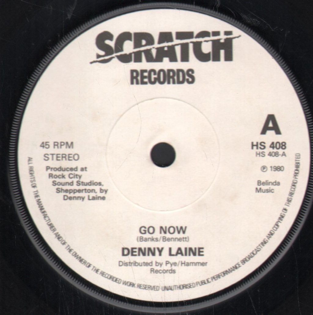 Denny Laine - Go Now - 7 Inch