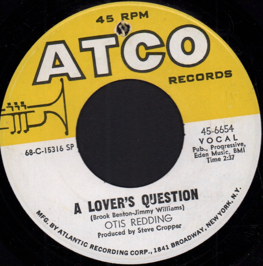 Otis Redding - A Lover's Question - 7 Inch
