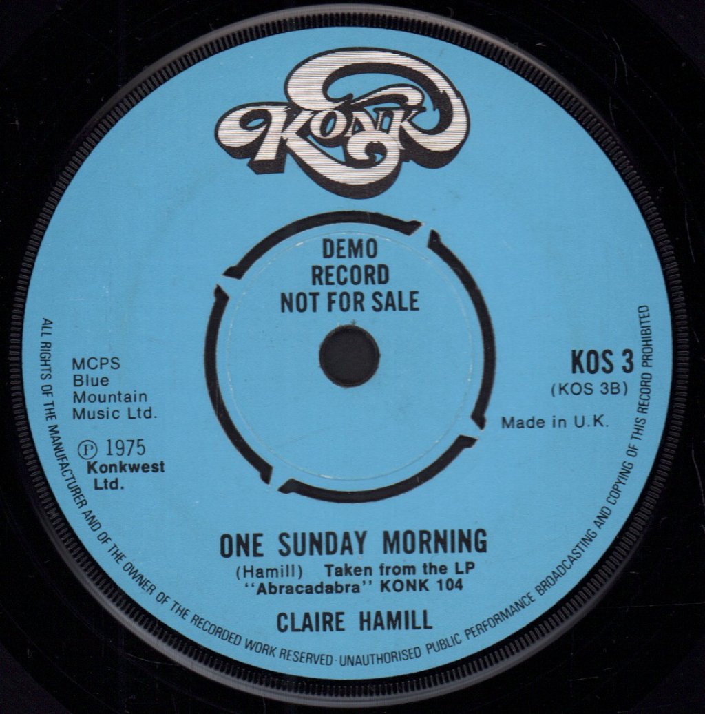 Claire Hamill - Rory - 7 Inch