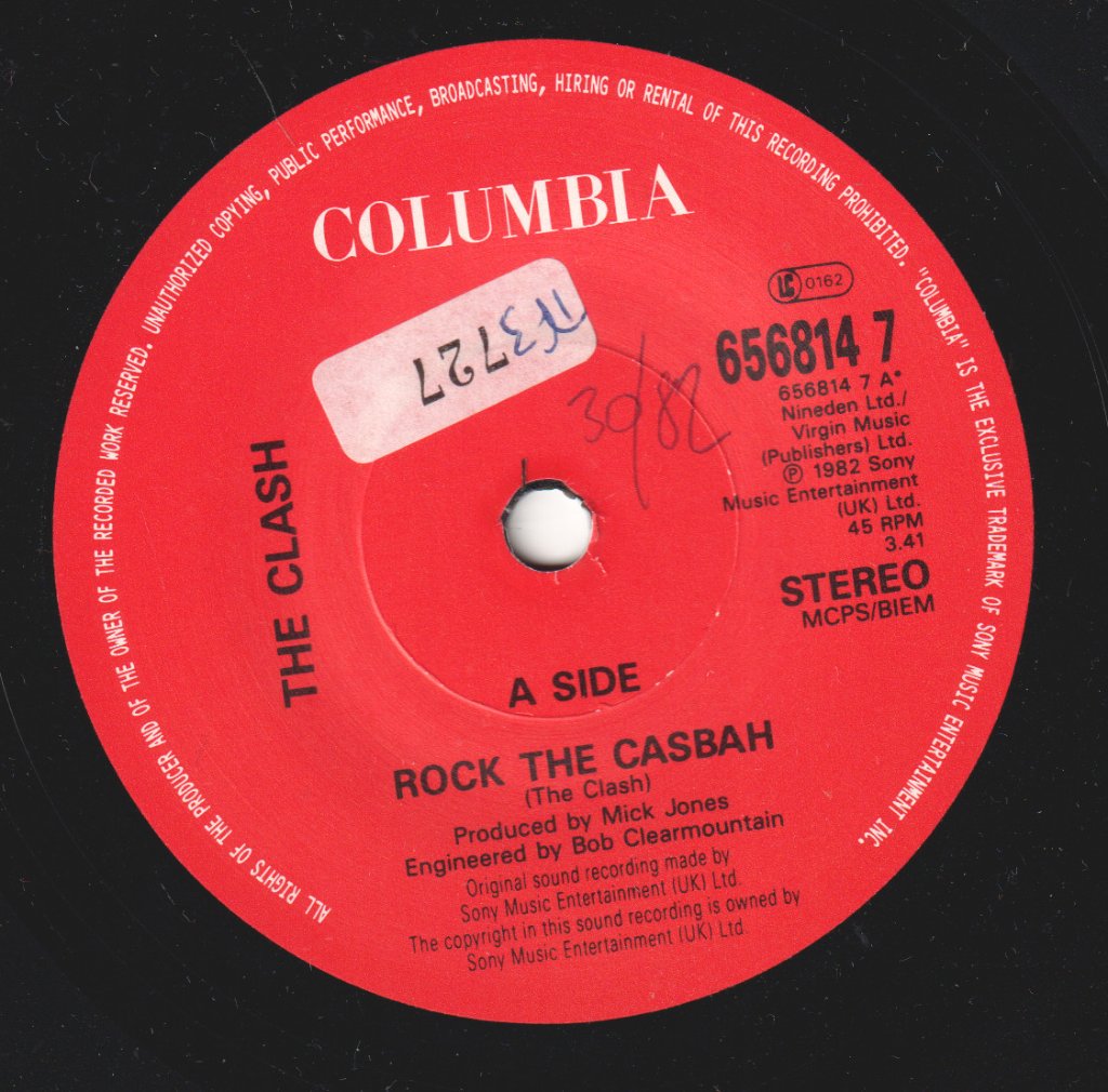 Clash - Rock The Casbah - 7 Inch