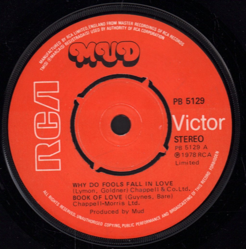 Mud - Why Do Fools Fall In Love - 7 Inch