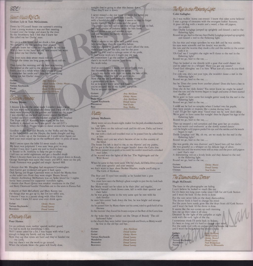 Christy Moore - Ordinary Man - Lp