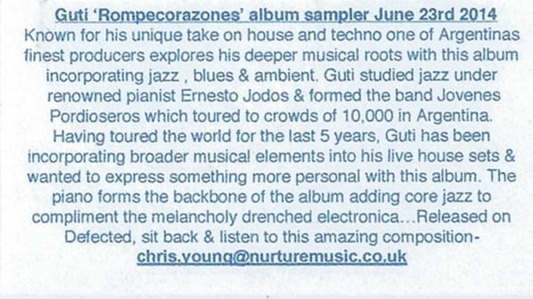 Guti - Rompecorazones - Cdr