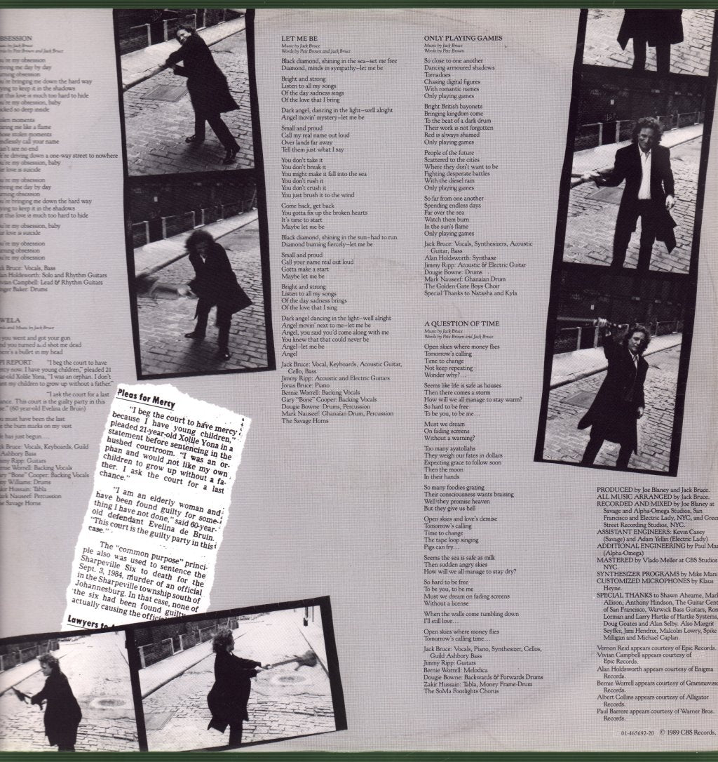 Jack Bruce - A Question Of Time - Lp