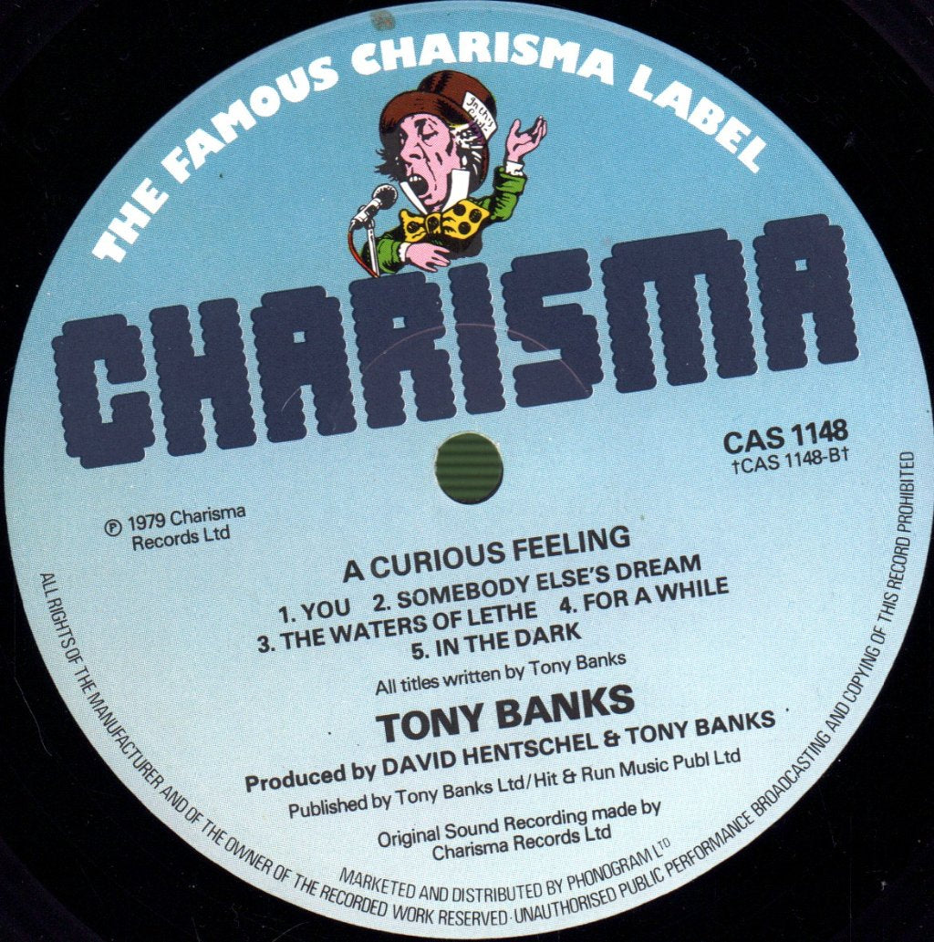Tony Banks - A Curious Feeling - Lp