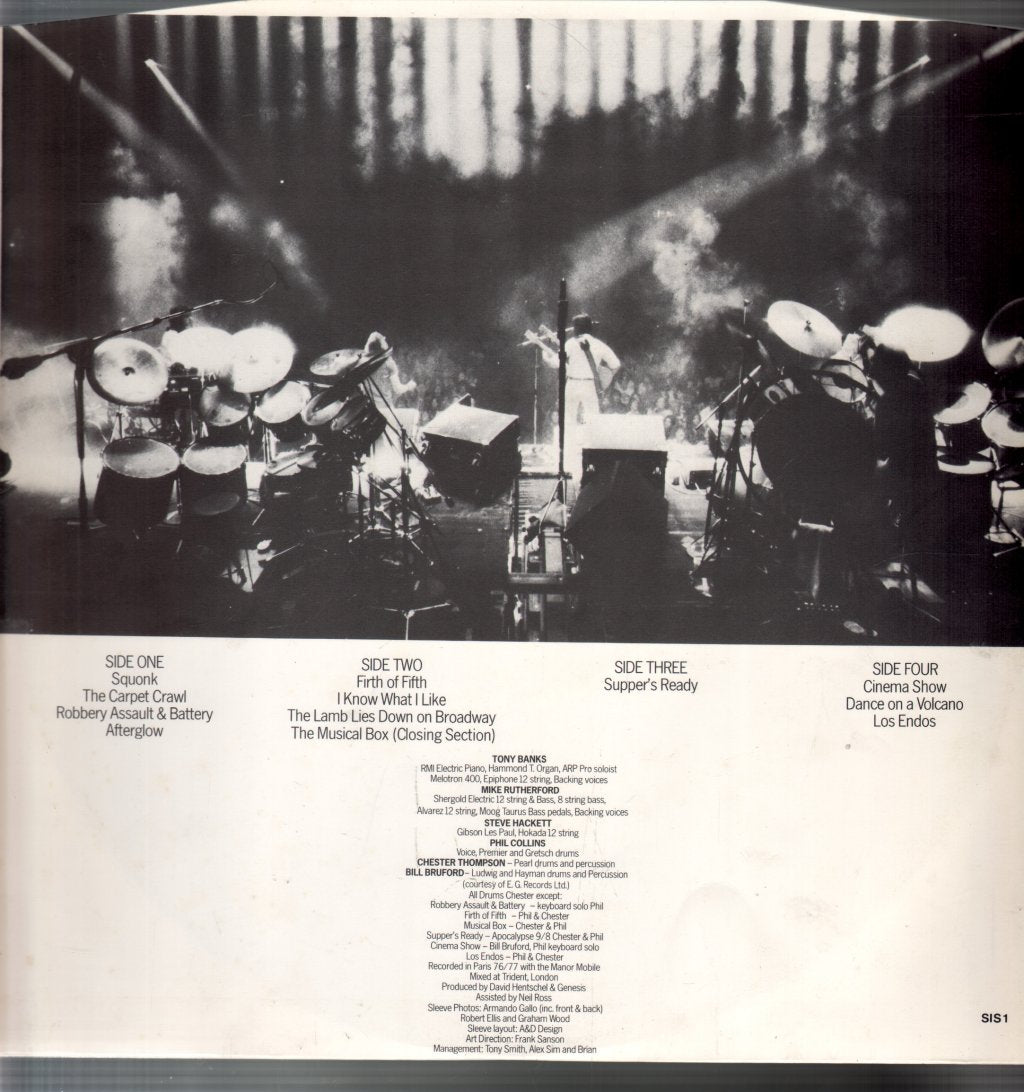 Genesis - Seconds Out - Double Lp