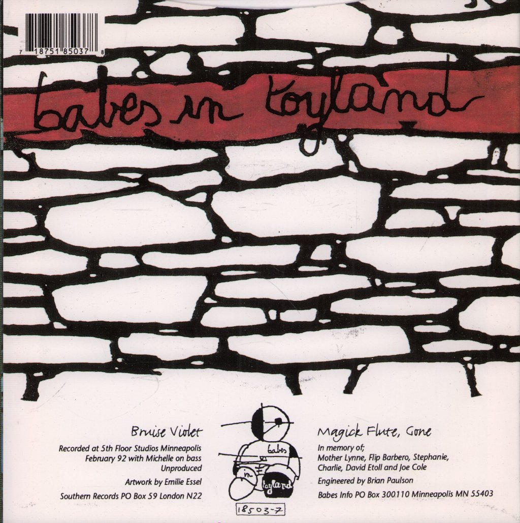Babes In Toyland - Bruise Violet - 7 Inch