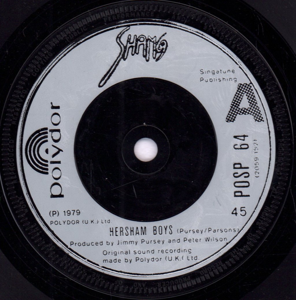 Sham 69 - Hersham Boys - 7 Inch