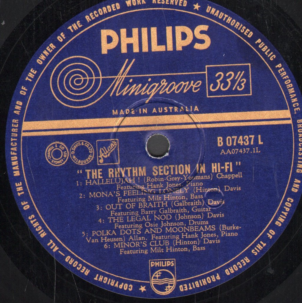 Rhythm Section - In Hi-Fi - Lp