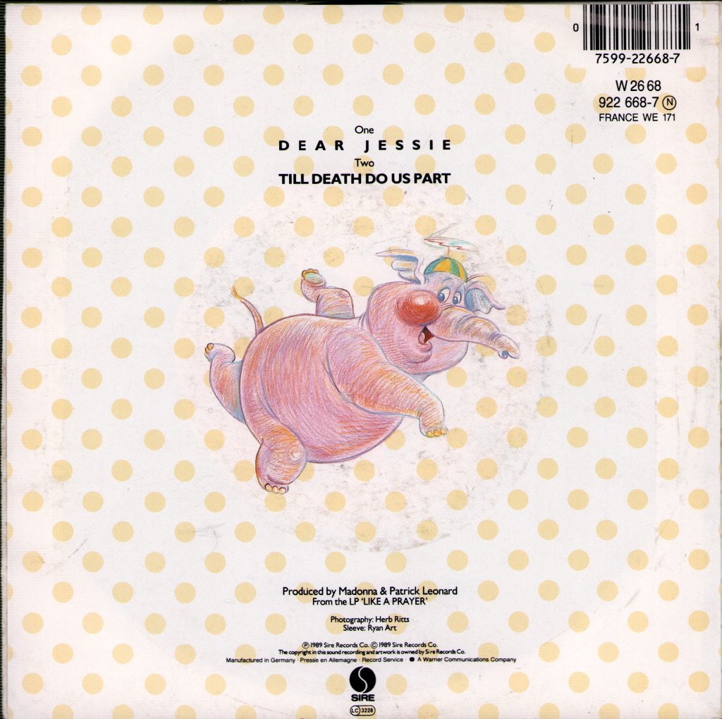 Madonna - Dear Jessie - 7 Inch
