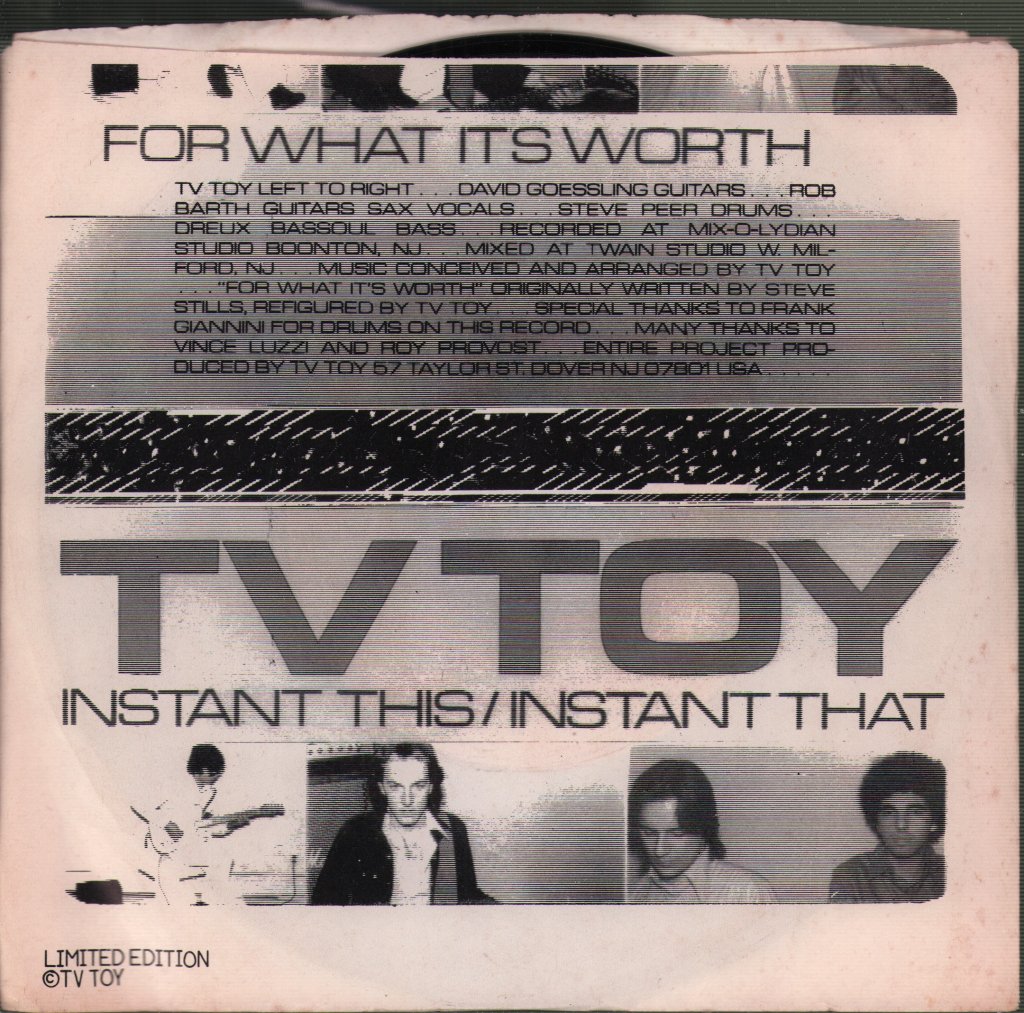 TV Toy - For What It's Worth - 7 Inch
