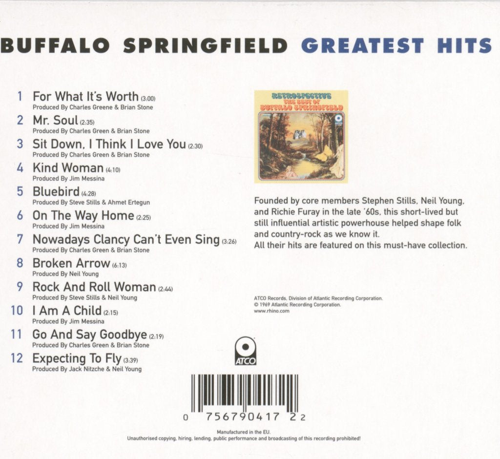 Buffalo Springfield - Retrospective: The Best Of - Cd