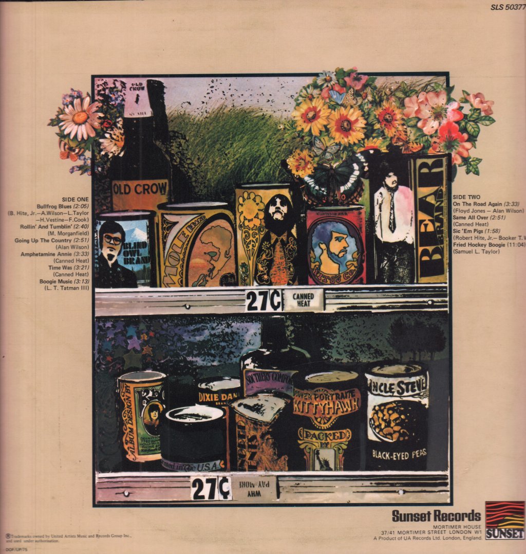 Canned Heat - Cook Book - Lp