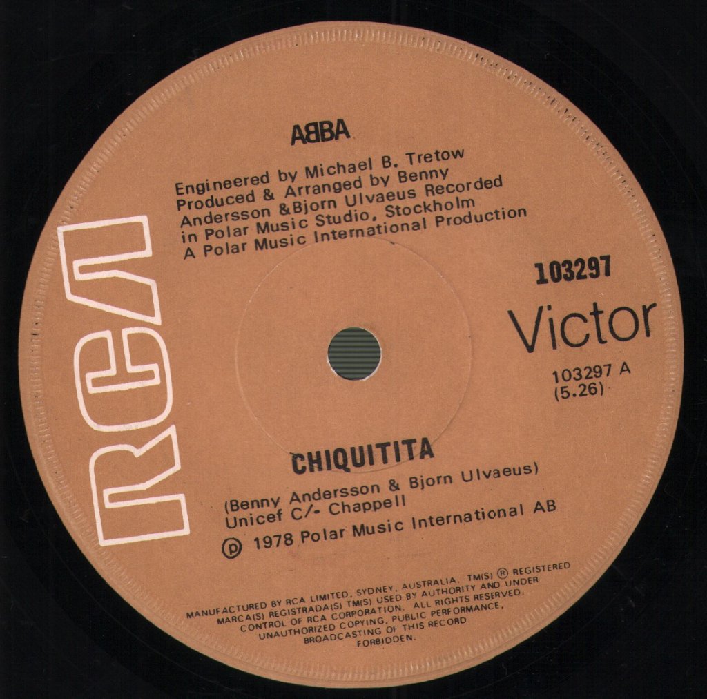 ABBA - Chiquitita - 7 Inch