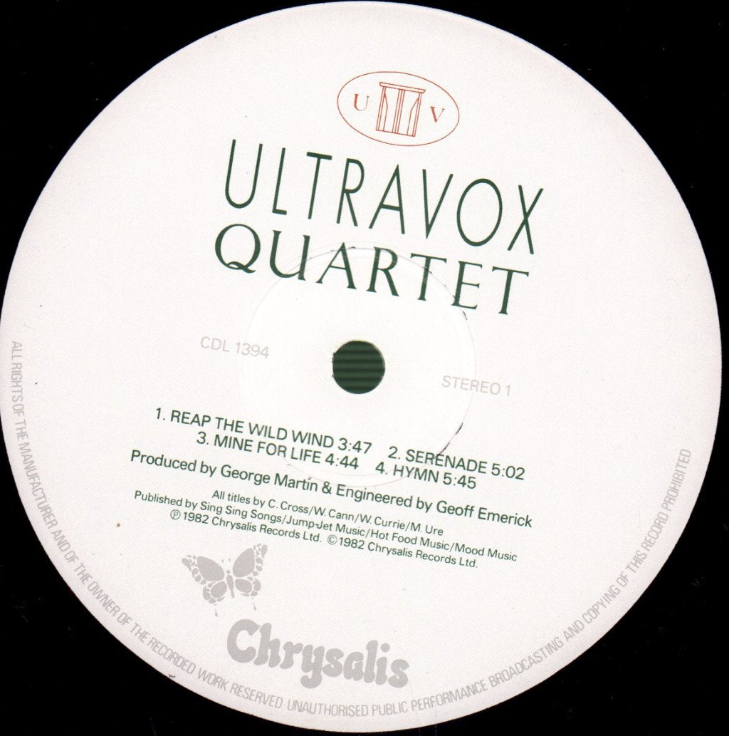 Ultravox - Quartet - Lp