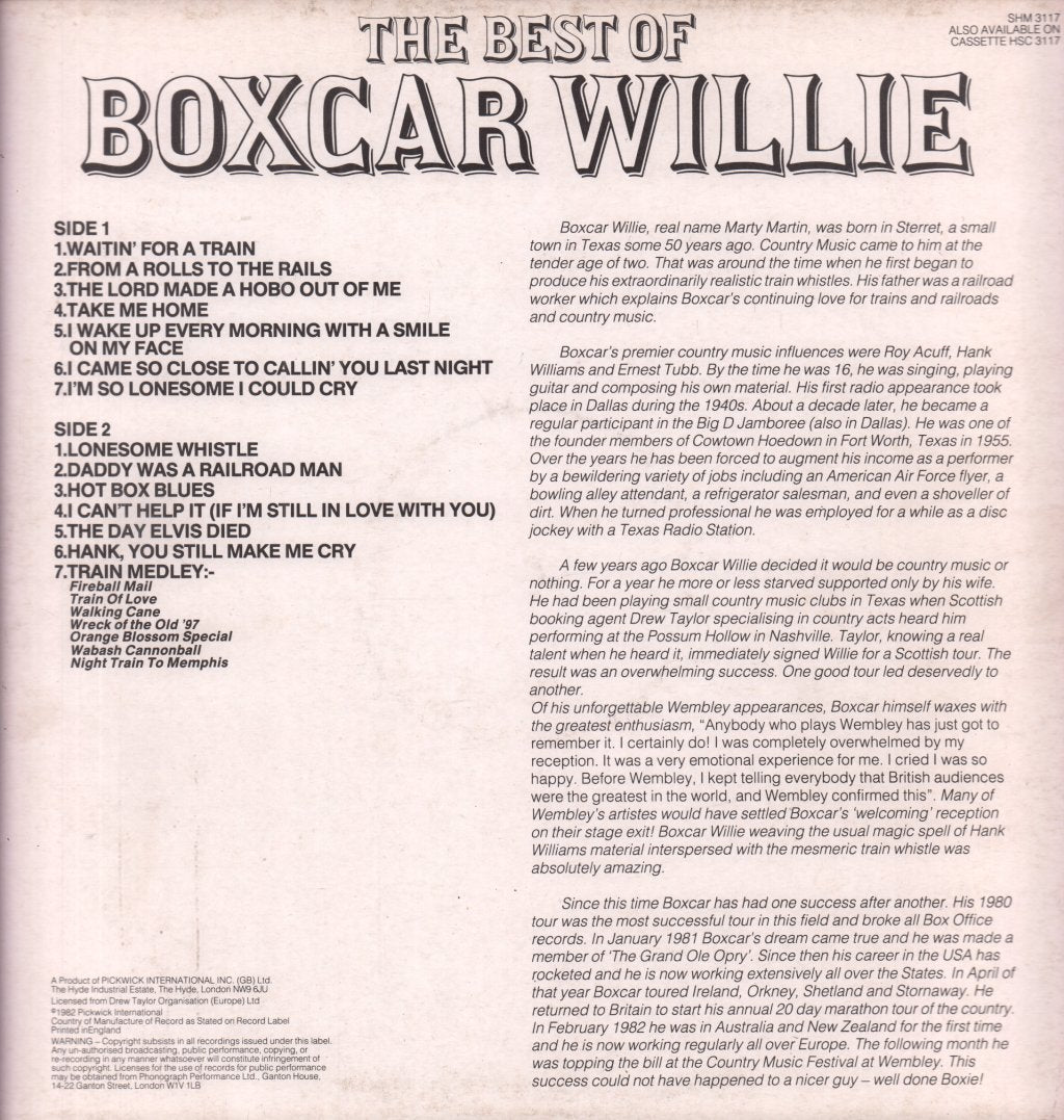 Boxcar Willie - Best Of - Lp