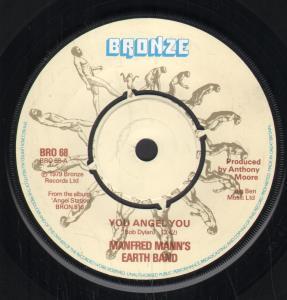 Manfred Mann's Earth Band - You Angel You - 7 Inch