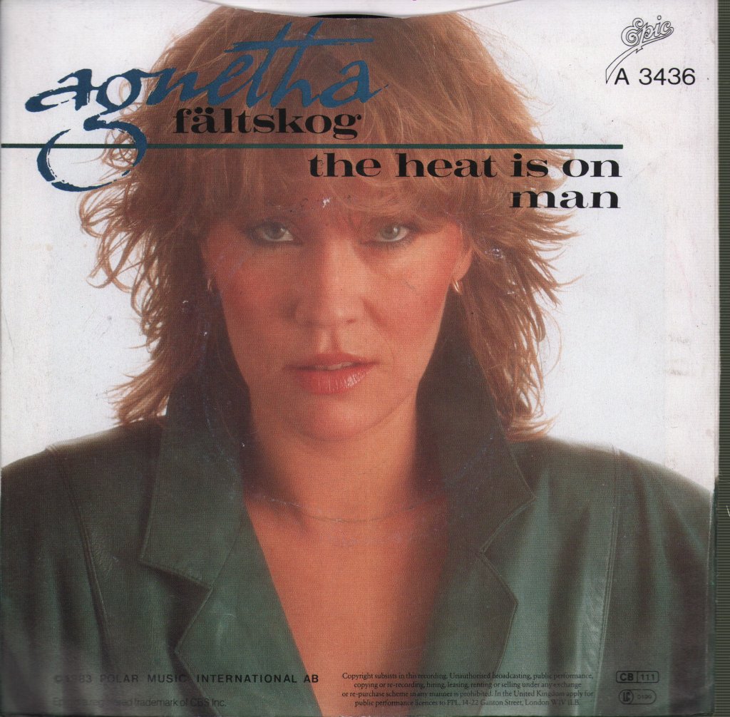 Agnetha Faltskog - Heat Is On - 7 Inch