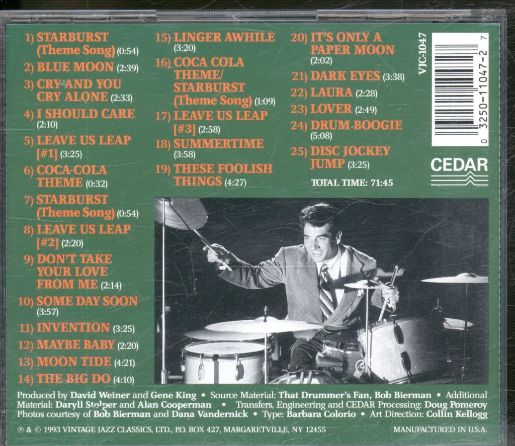 Gene Krupa And The Band That Swings With Strings - Leave Us Leap - Cd