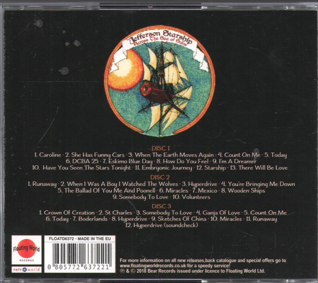 Jefferson Starship - Across The Expanded Sea Of Suns - Cd Set
