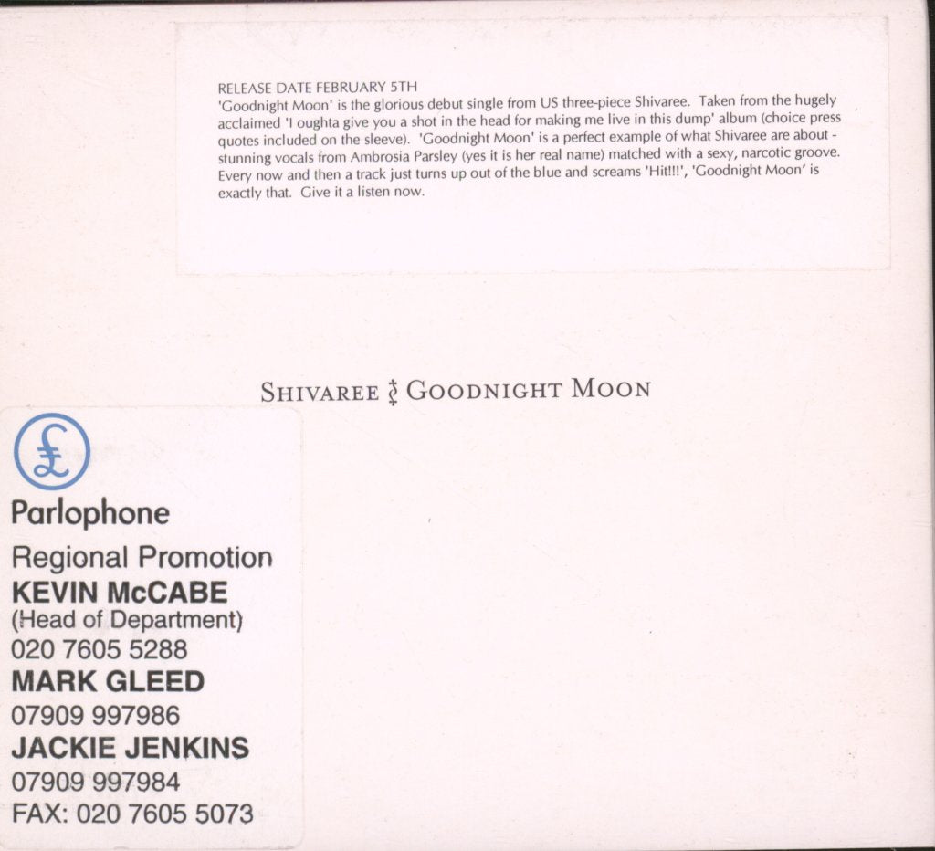 Shivaree - Goodnight Moon - Cd