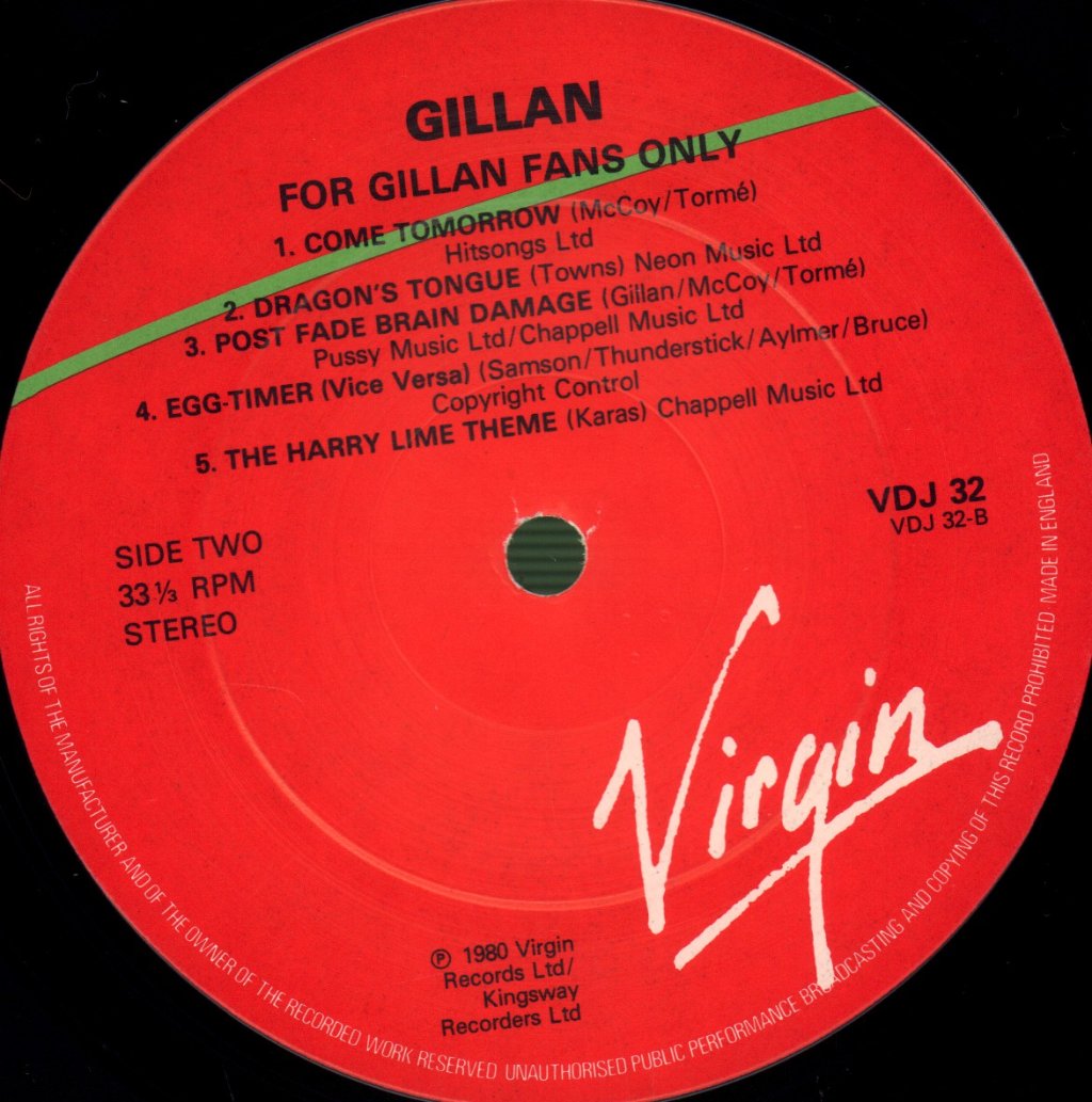 Gillan - Glory Road - Double Lp