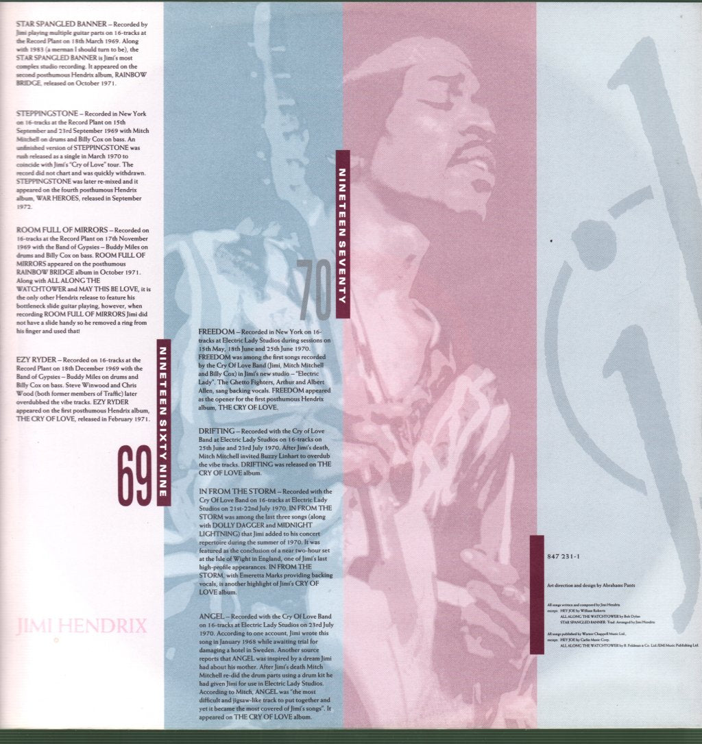 Jimi Hendrix - Cornerstones 1967 - 1970 - Lp