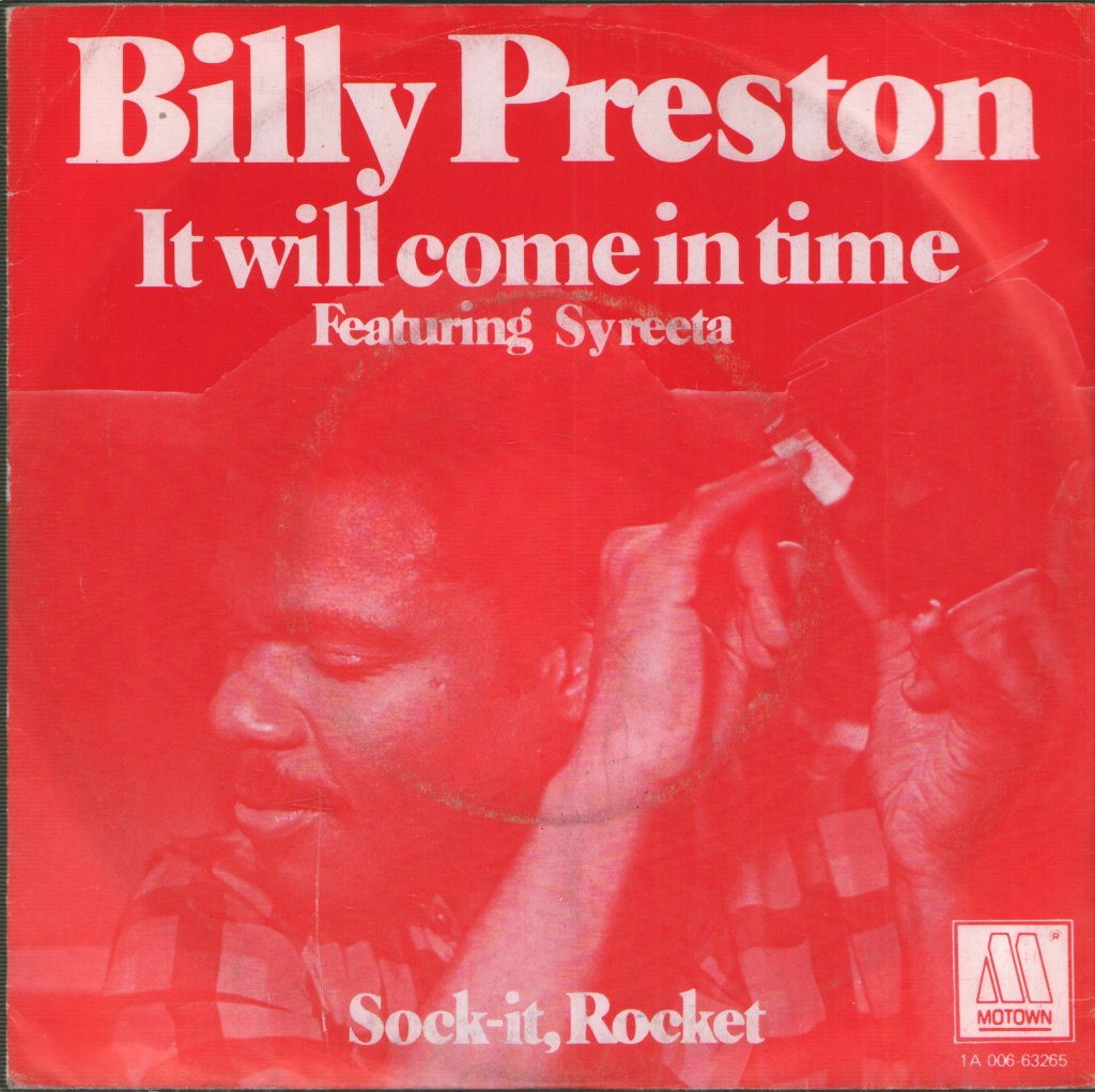 Billy Preston And Syreeta - It Will Come In Time - 7 Inch