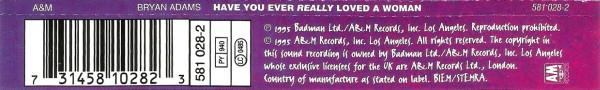 Bryan Adams - Have You Ever Really Loved A Woman? - Cd