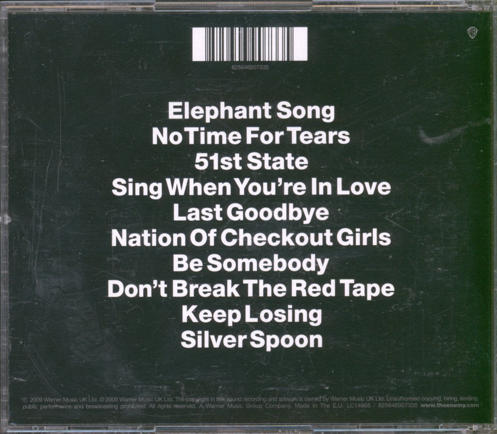 Enemy (Indie) - Music For The People - Cd