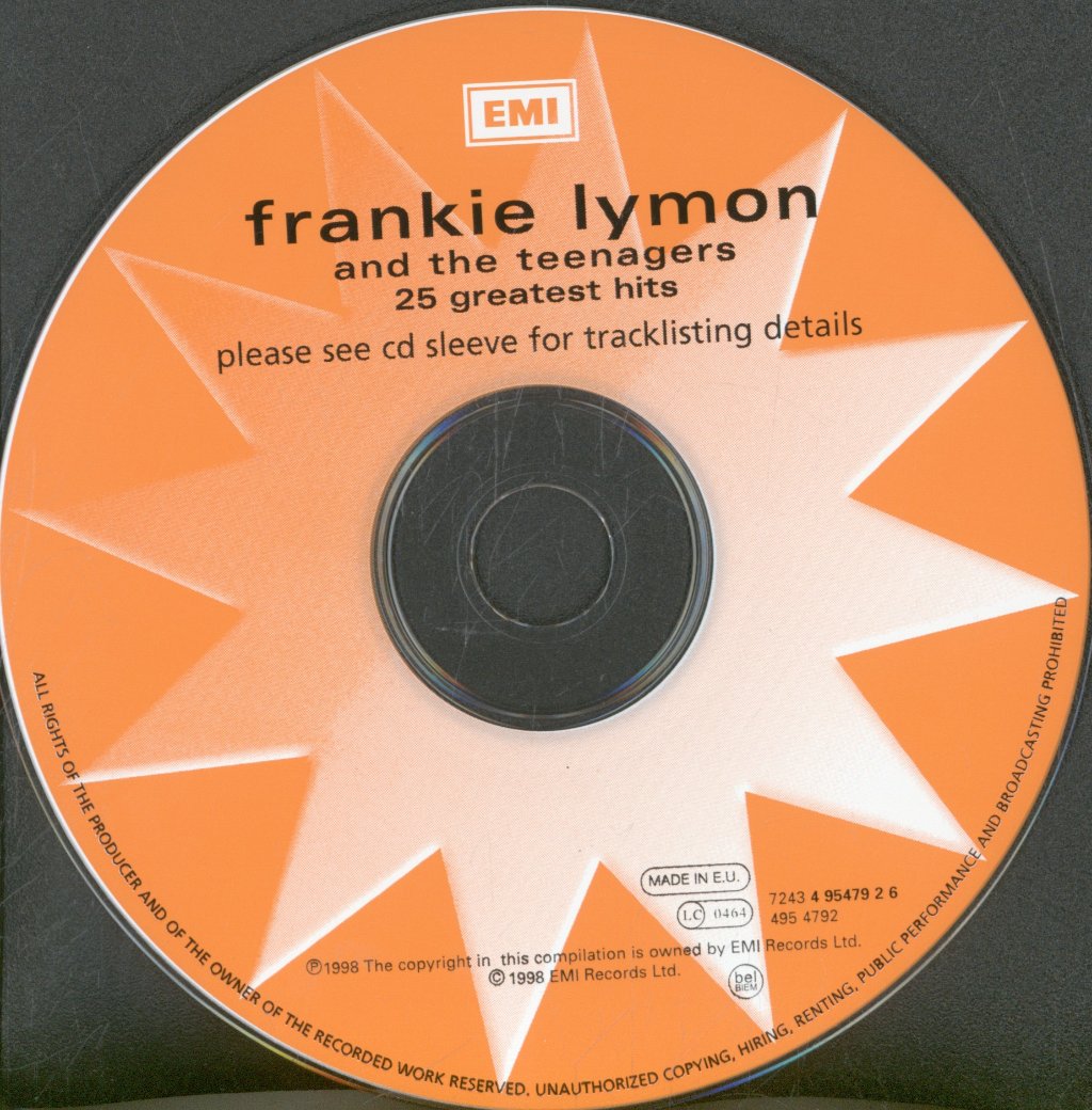 Frankie Lymon And The Teenagers - 25 Greatest Hits - Cd