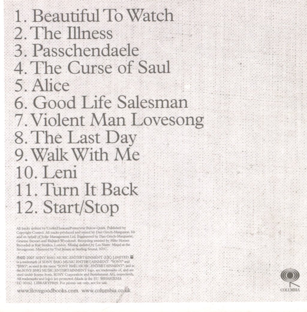 Goodbooks - Control - Cd