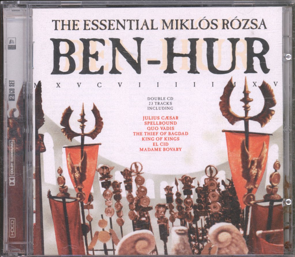 City Of Prague Philharmonic Orchestra - Ben-Hur: The Essential Miklós Rózsa Film Music Collection - Double Cd