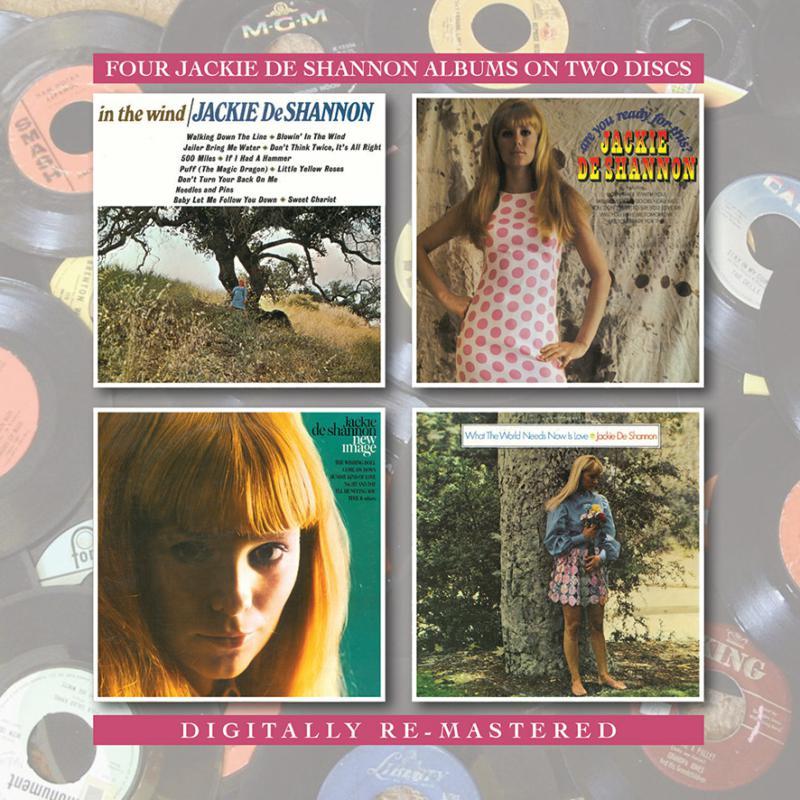 Jackie DeShannon - In the Wind / Are You Ready For This? / the New Image / What the World Needs Now Is Love - Double Cd