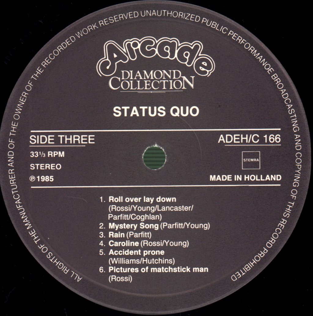 Status Quo - Complete Hit Album - Double Lp