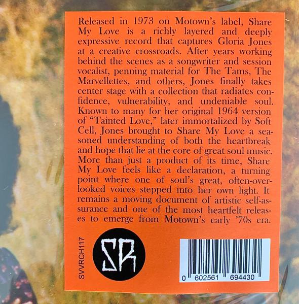 Gloria Jones - Share My Love - Lp