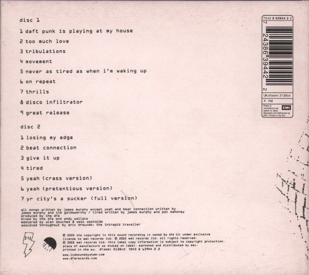 LCD Soundsystem - LCD Soundsystem - Double Cd