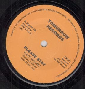 Tony Moore - Please Stay - 7 Inch
