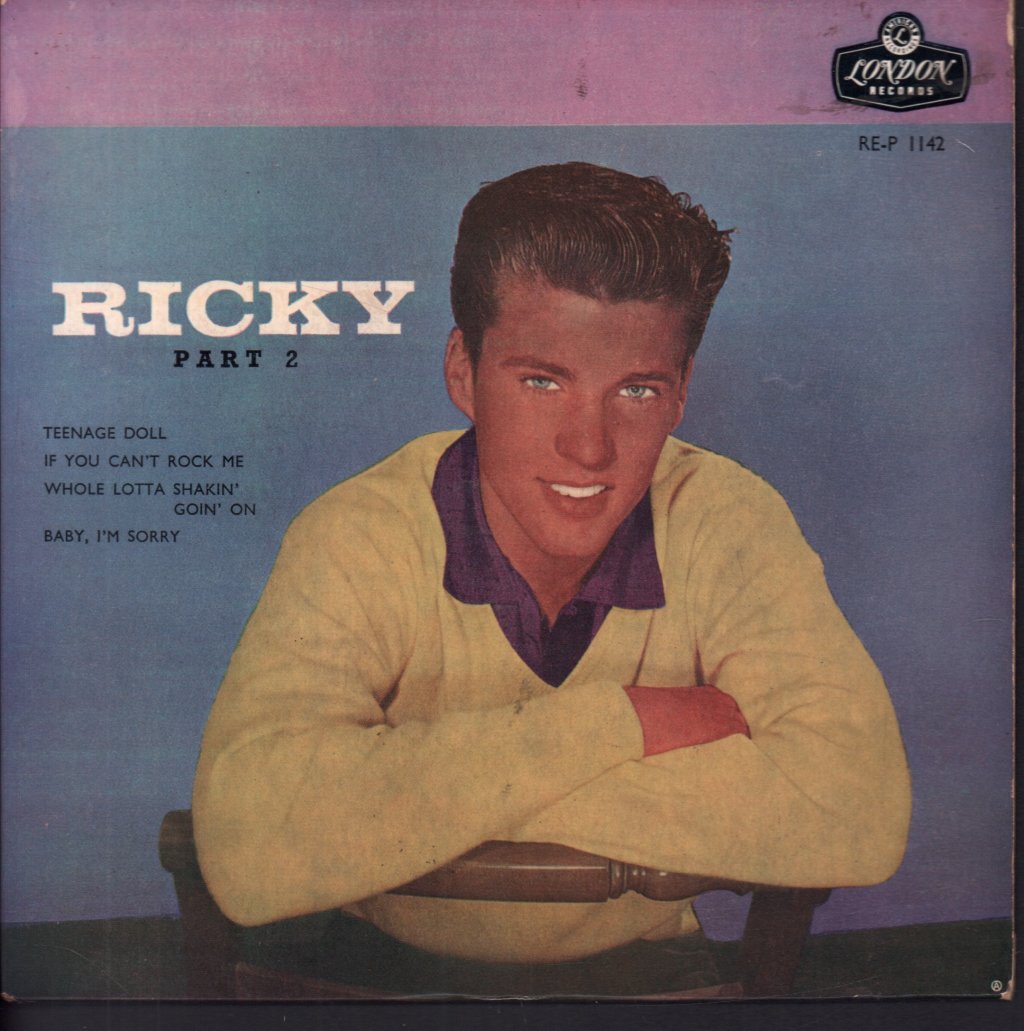 Ricky Nelson - Ricky Part 2 - 7 Inch