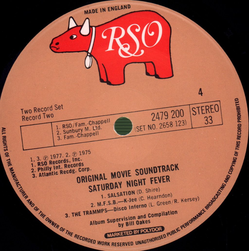 Various Artists - Saturday Night Fever (Original Movie Soundtrack) - Double Lp