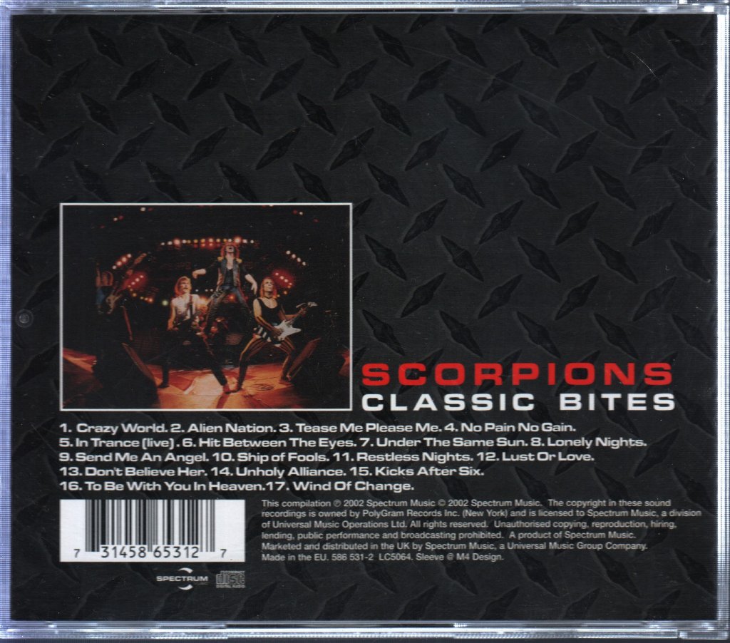Scorpions - Classic Bites - Cd