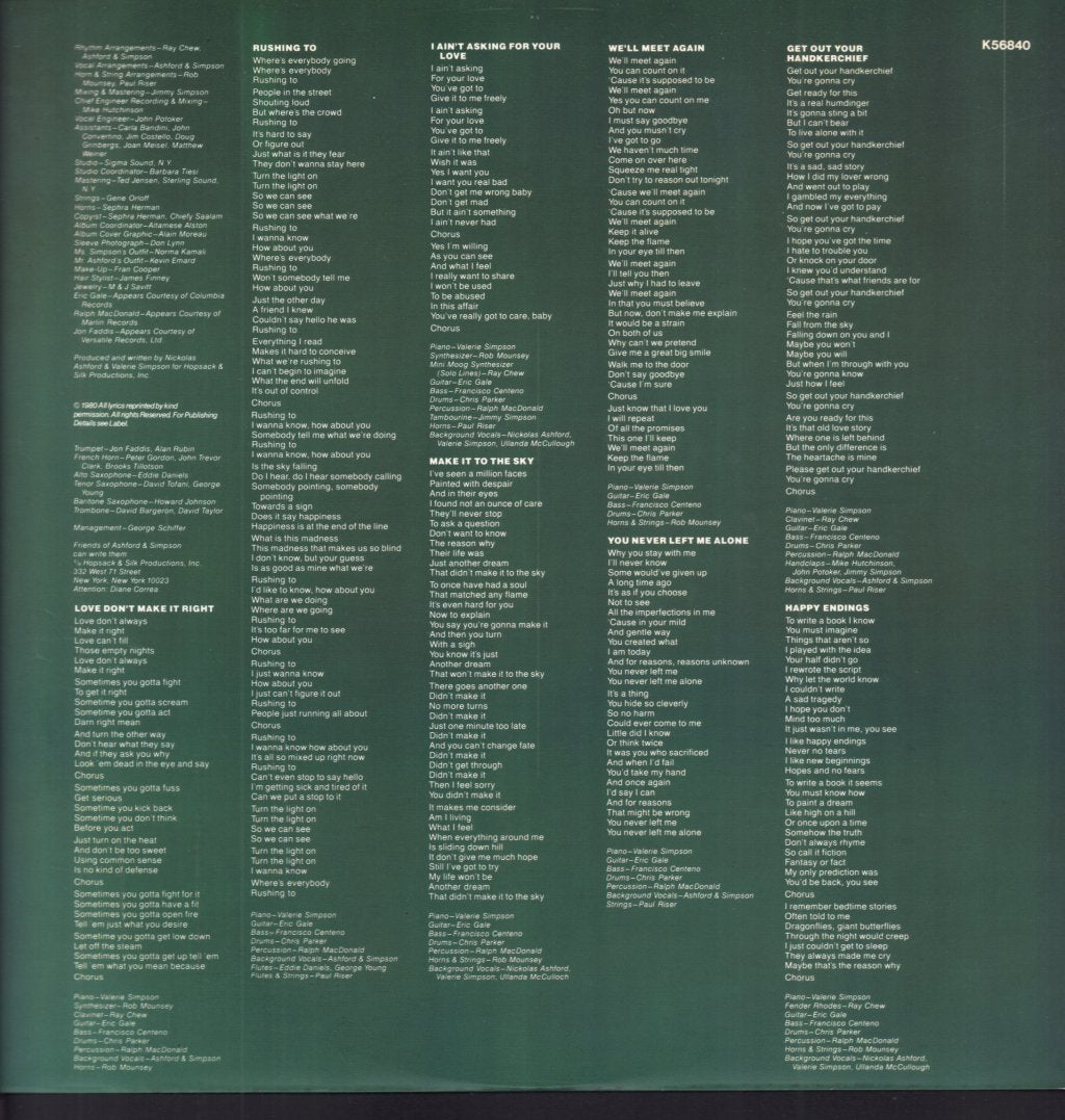 Ashford And Simpson - A Musical Affair - Lp