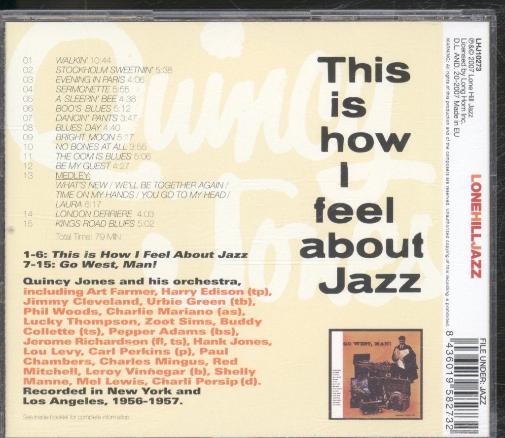 Quincy Jones - This Is How I Feel About Jazz - Cd