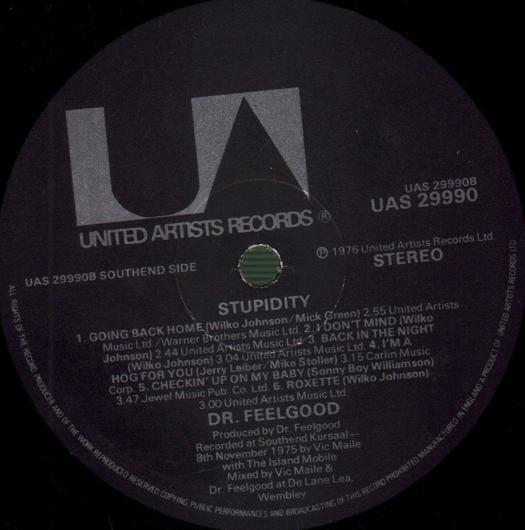 Dr Feelgood - Stupidity - Lp