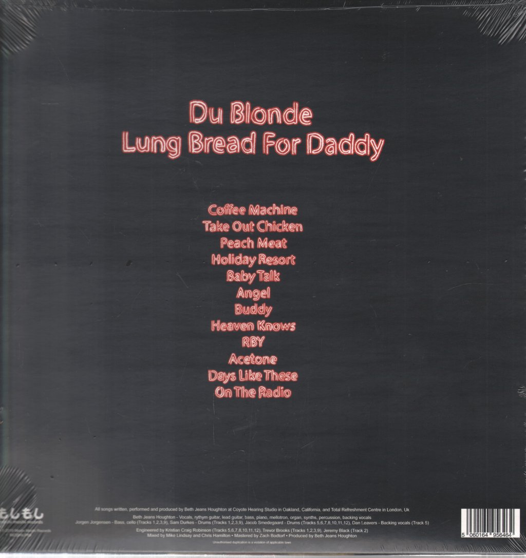 Du Blonde - Lung Bread For Daddy - Lp