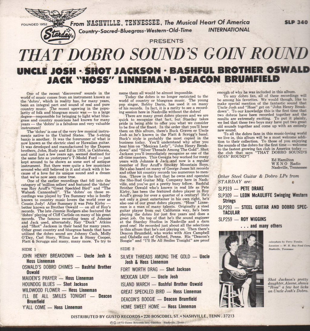 Various Artists - That Dobro Sound's Goin' 'Round - Lp